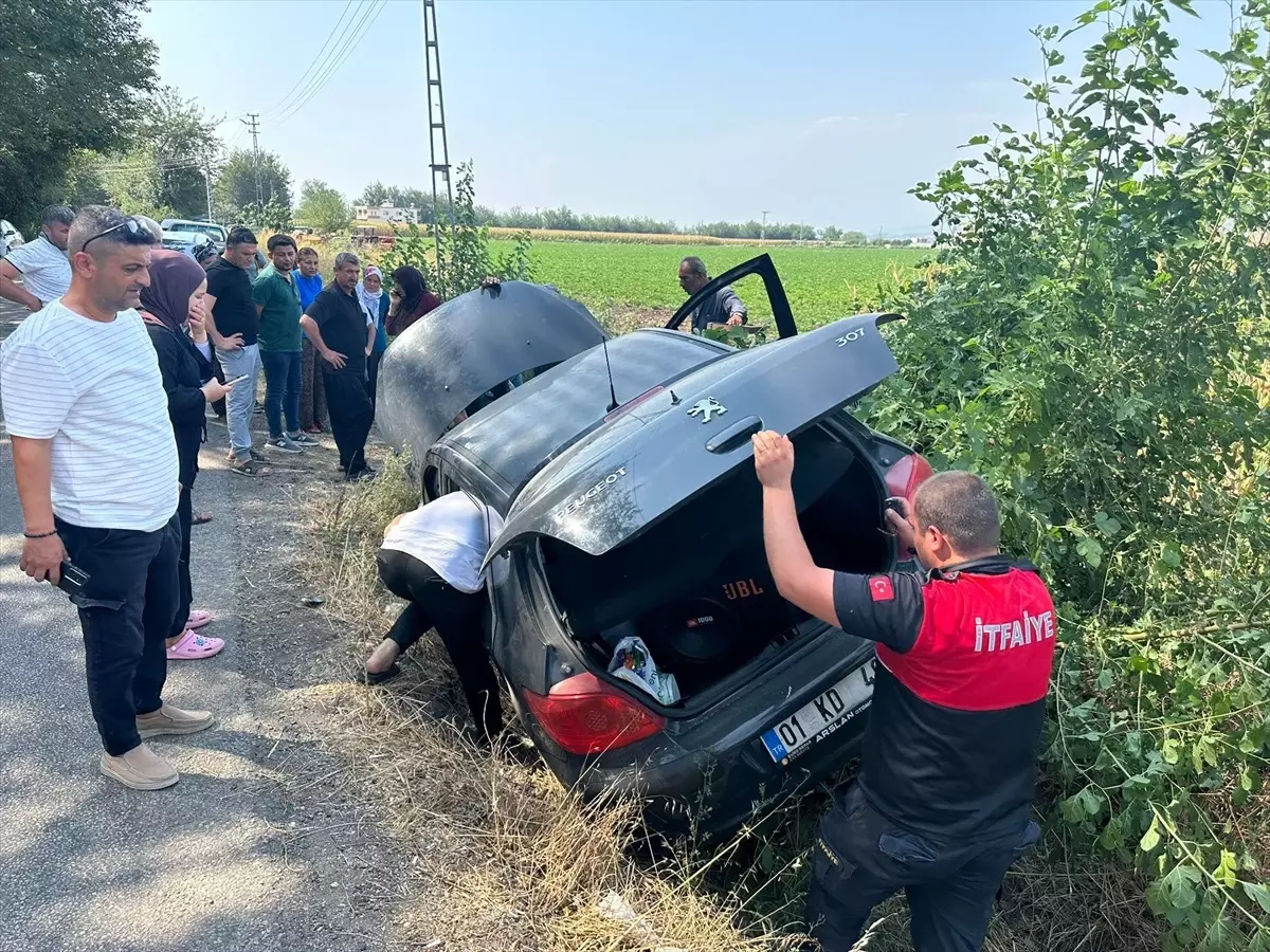 Düziçi’nde Otomobil Şarampole Devrildi: 4 Yaralı