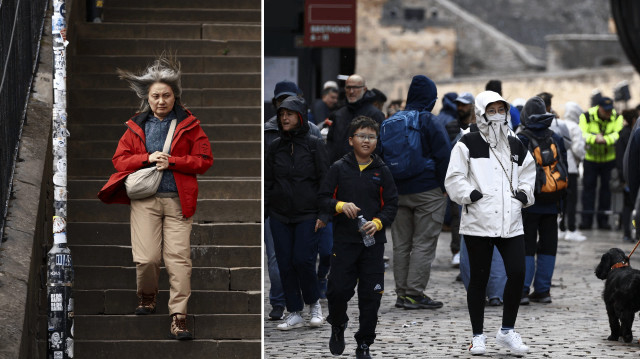 İngiltere’de etkili olan Floris Kasırgası hayatı olumsuz etkiledi
