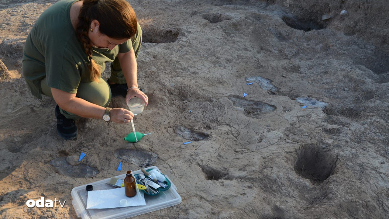 Hatay’da 7 bin yıllık ayak izi bulundu