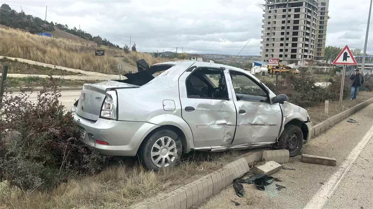 Kastamonu’da Takla Atan Otomobilde 2 Yaralı