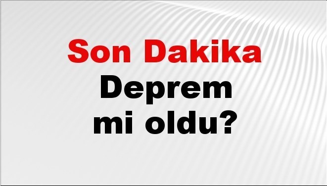 Son dakika Malatya’da deprem mi oldu? Az önce deprem Malatya’da nerede oldu? Malatya deprem Kandilli ve AFAD son depremler listesi 10 Ekim 2025