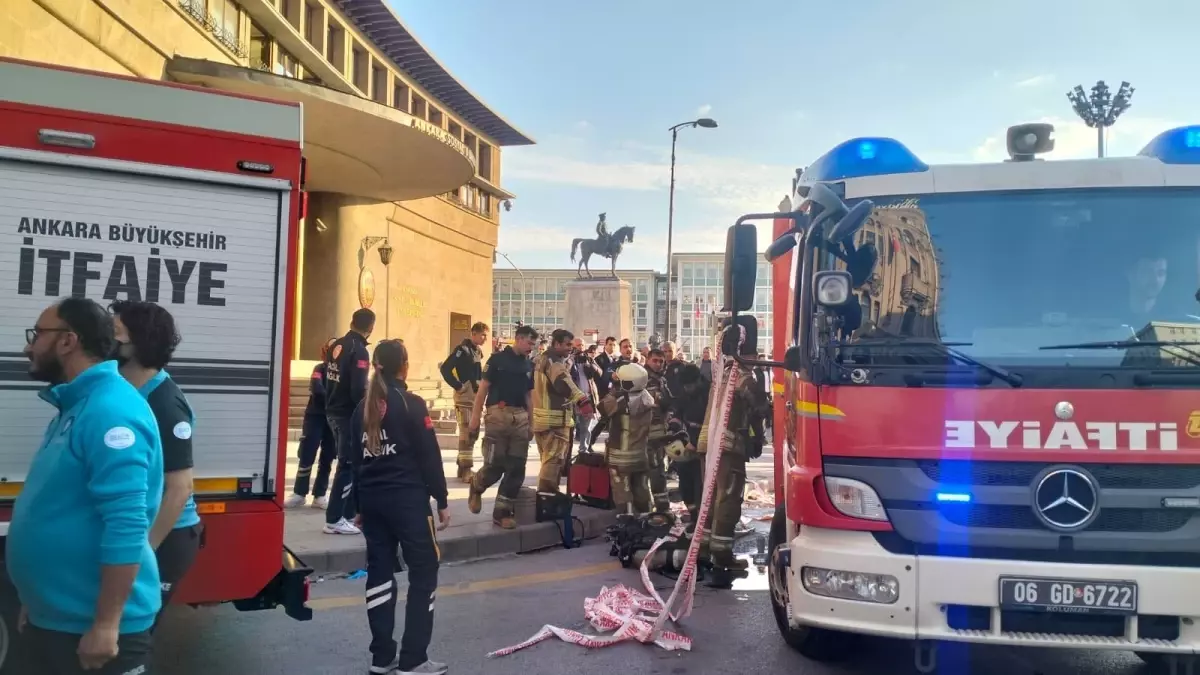Ankara’da Yangın Söndürme Gazı Sızıntısı