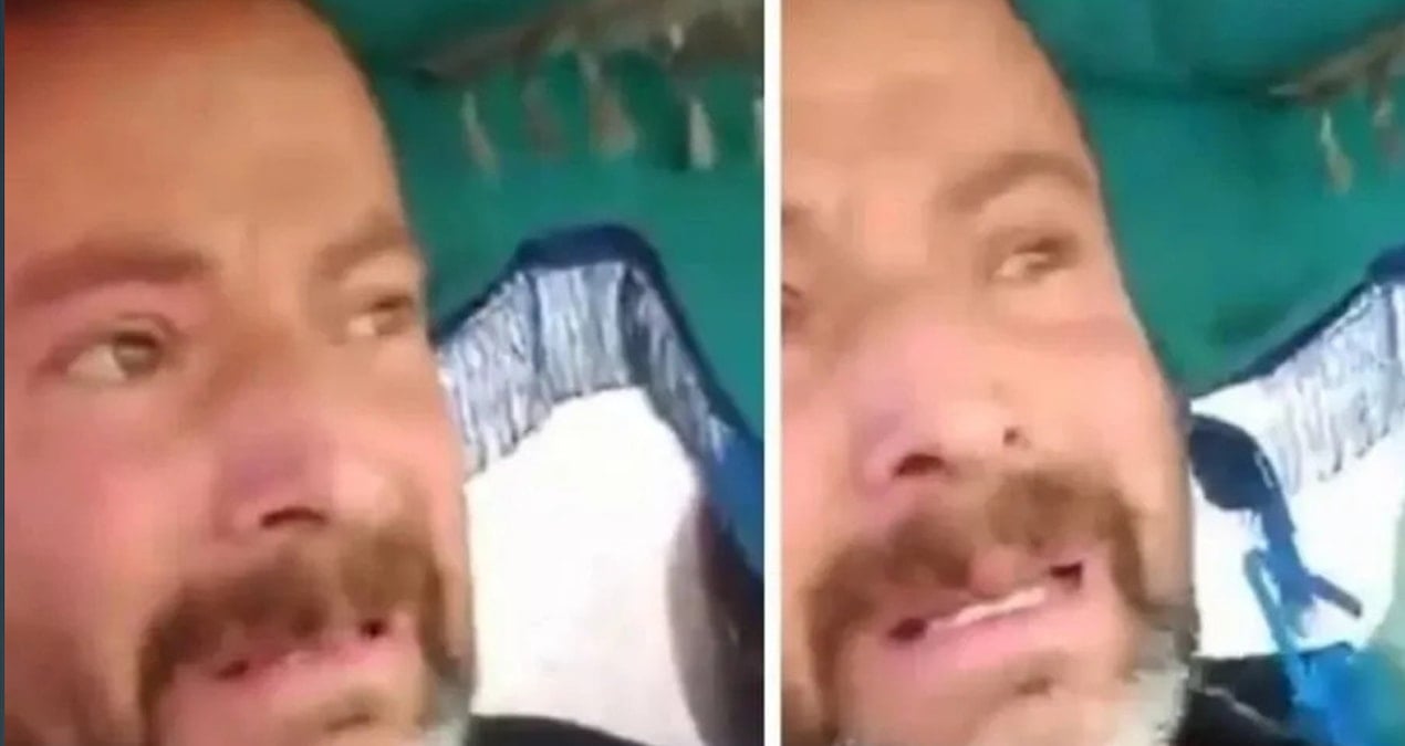 Canlı yayında gözyaşları içinde feryat etti, beş çocuk babası kendini belediye önünde yaktı!