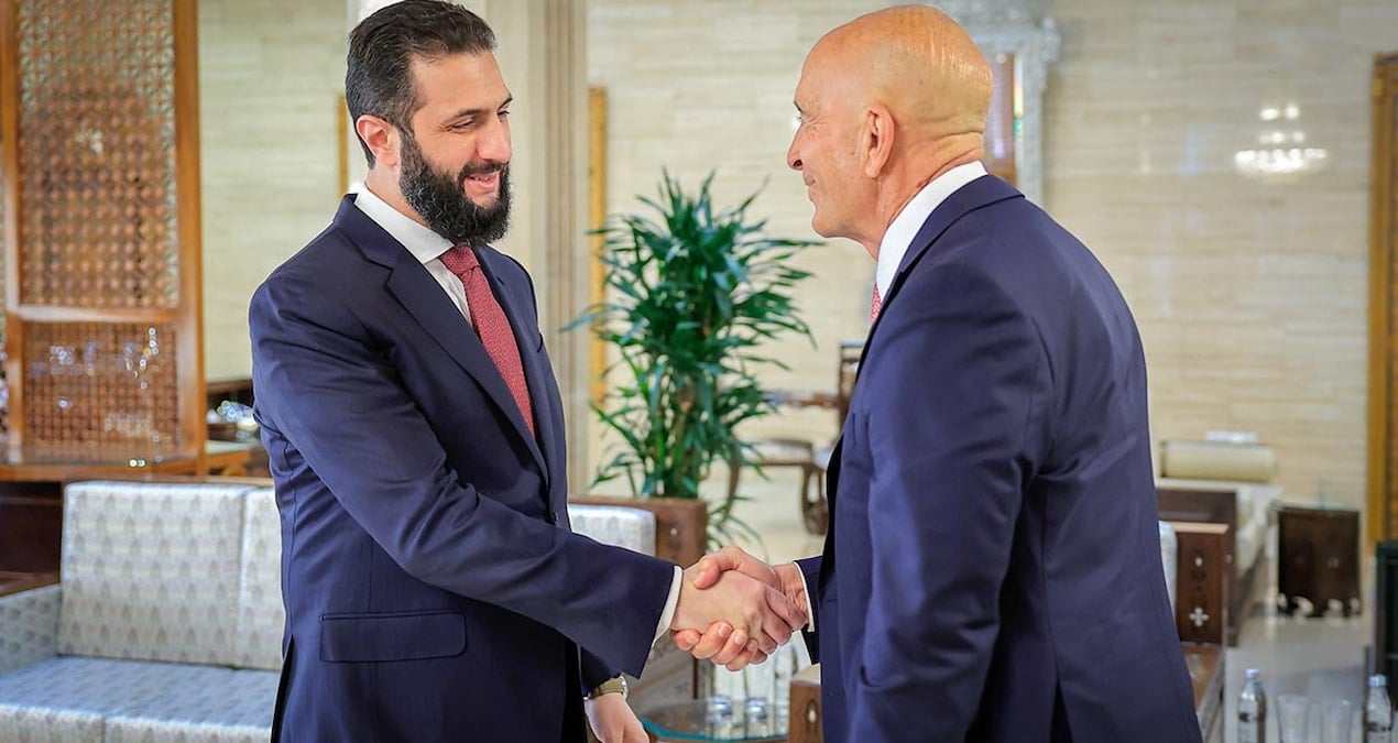 Suriye Cumhurbaşkanı Şara, Tom Barrack ile Şam’da Görüştü