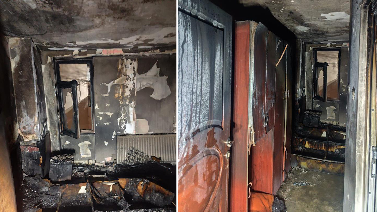 Otelde yangın paniği. 10 kişi hastaneye kaldırıldı