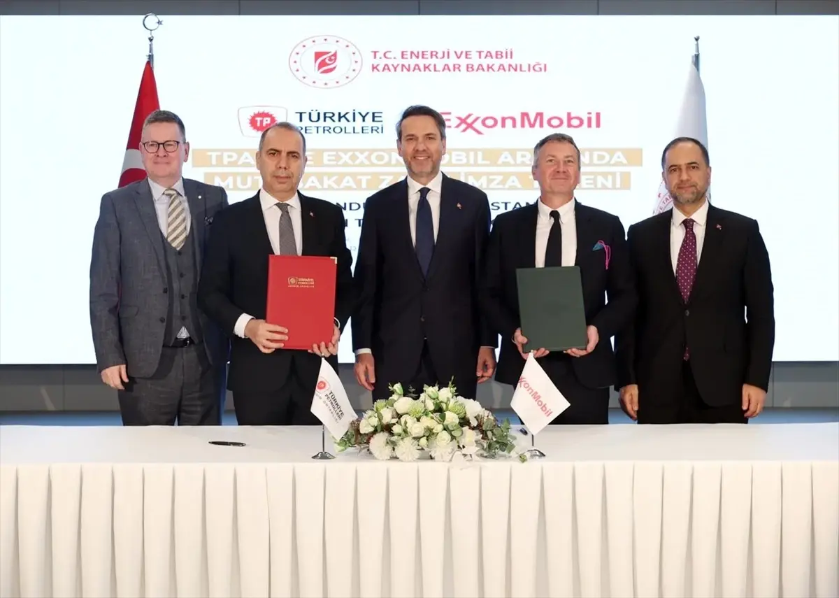 TPAO ve ExxonMobil Mutabakat Zaptı İmzaladı